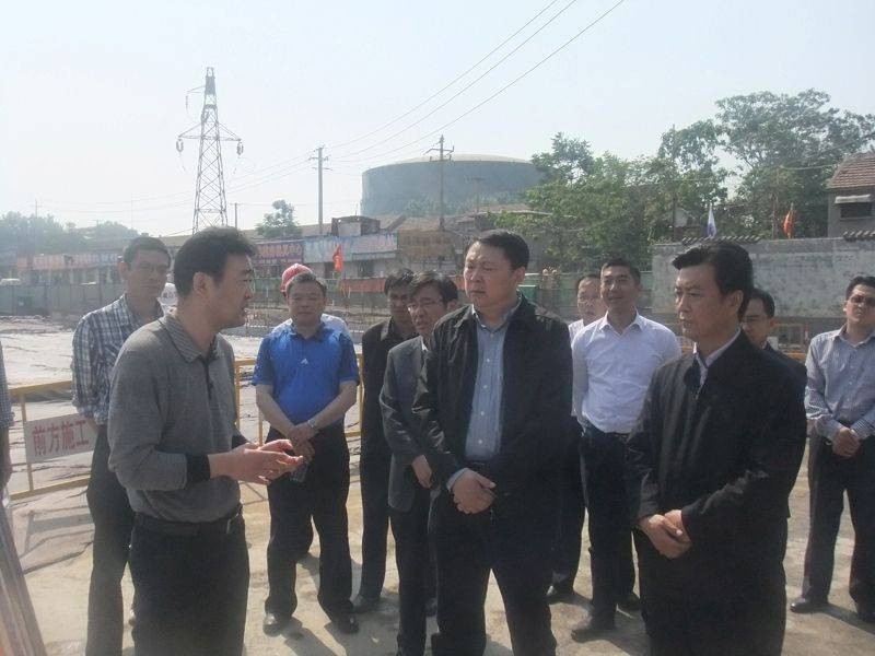孙晓刚常务副市长视察龙脊河综合整治工程建设情况