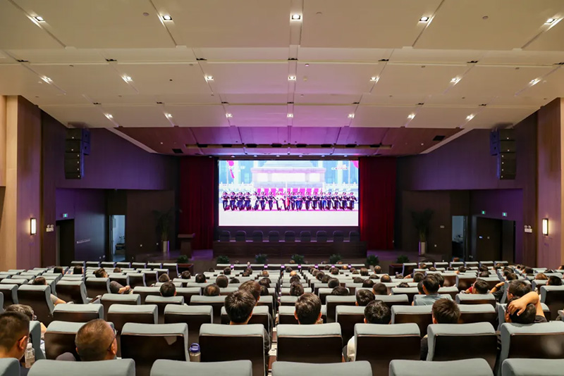 集团组织观看纪念中国人民抗日战争暨世界反法西斯战争胜利80周年大会